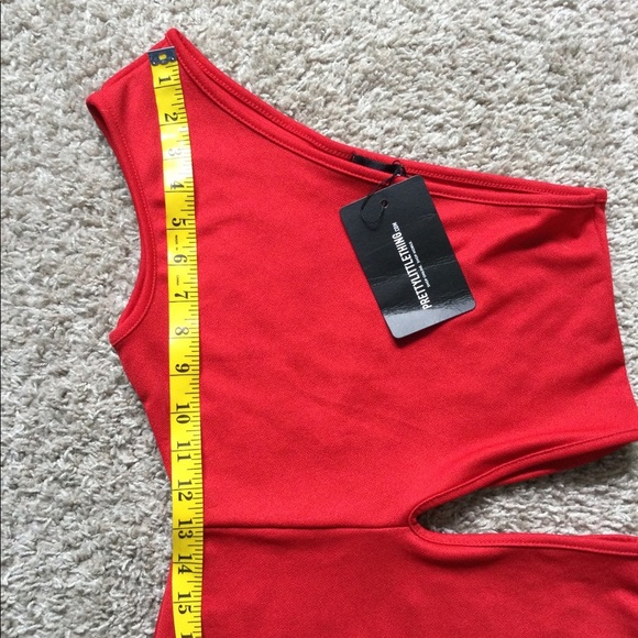 One Shoulder Cut Out Dress - Picture 15 of 16